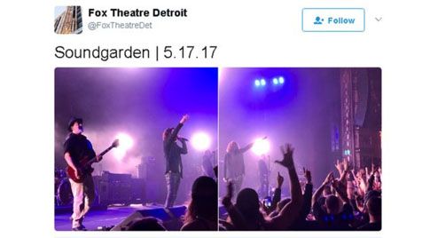 Panggung terakhir dari Chris Cornell sebelum bunuh diri © Twitter.com