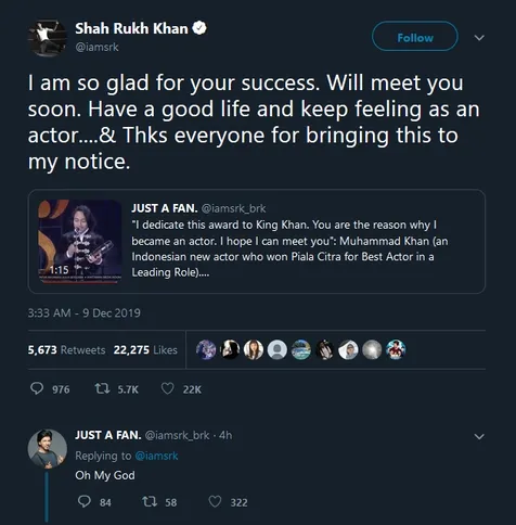 Muhammad Khan Dinotice SRK