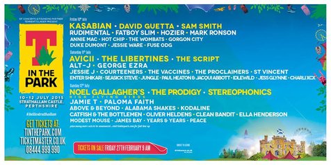 T in The Park Festival © Noel Gallagher Official Facebook