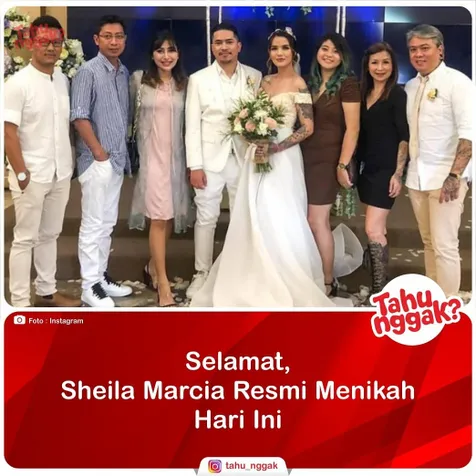 Foto Pernikahan Sheila Marcia