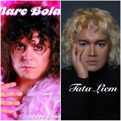 Untuk cover single barunya, Tata Liem terinspirasi dari rocker legendaris, Marc Bolan © Tata Liem Record