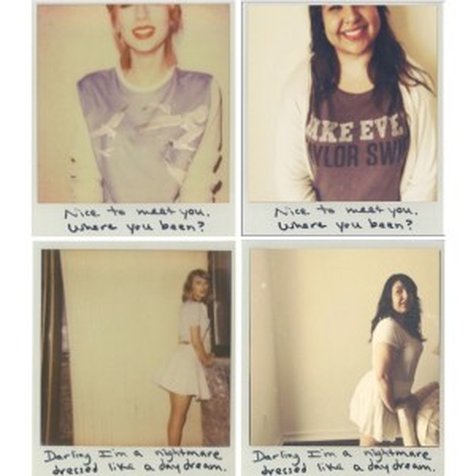 Karya Nadia, fans yang berhasil menirukan gaya Taylor Swift di album terbaru. Nitemare Dressed Like a Daydream Thumblr®