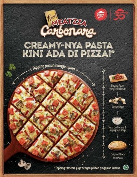 Kejutan Buat Netizen Creamy Nya Pasta Kini Ada Di Pizza Kapanlagi Com