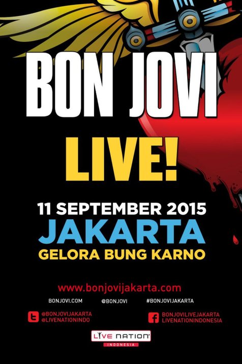 Konser Bon Jovi di Indonesia @foto: bonjovi.com