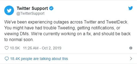 Pernyataan dari Twitter