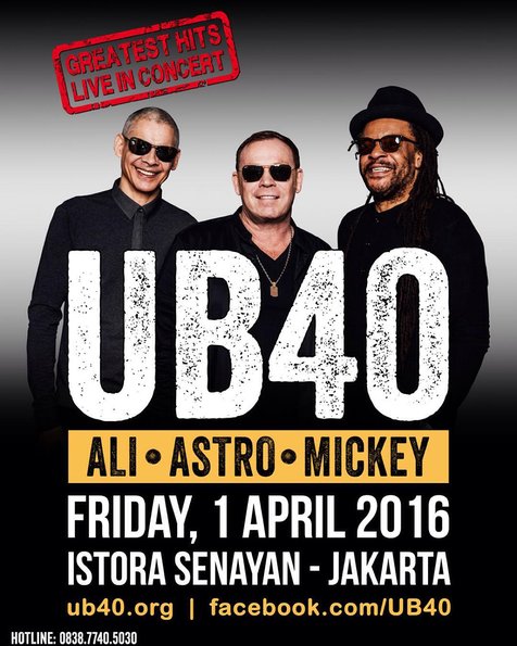 Siap-siap! UB40 bakal datang ke Jakarta dengan para punggawa lamanya © Instagram.com/weareub40