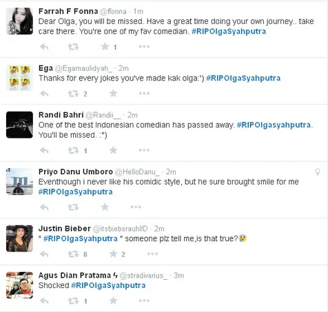 KapanLagi.com: Olga Syahputra Meninggal, Penggemar Ikut 