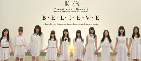 Flyer dari konser 'Believe' JKT48 © JKT48