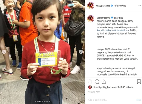 Ussy Bangga Kepada Elea