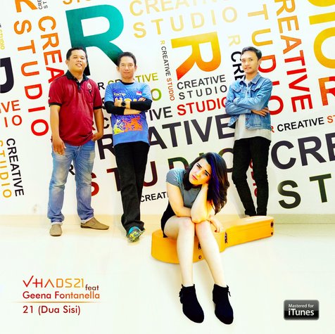 Rilis single baru, V-Hads 21 gandeng musisi Amerika, Geena Fontanella © v-hads21.com