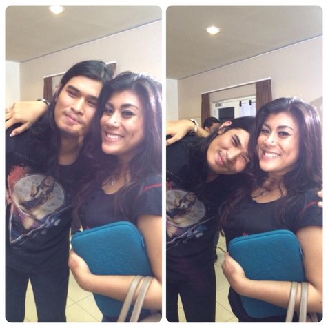 Berbagi kemesraan, Virzha dan Regina ©twitter.com/virzhaidol