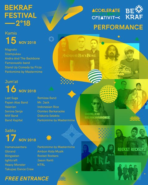 Bekraf Festival 2018 Hadir Di Surabaya, Yuk Seru-Seruan 