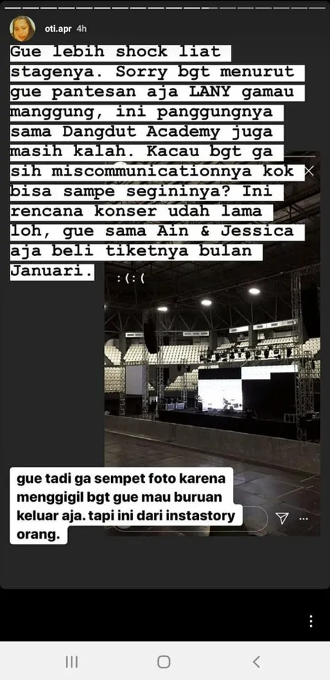 Panggung Rapuh dan Seakan Mau Roboh?