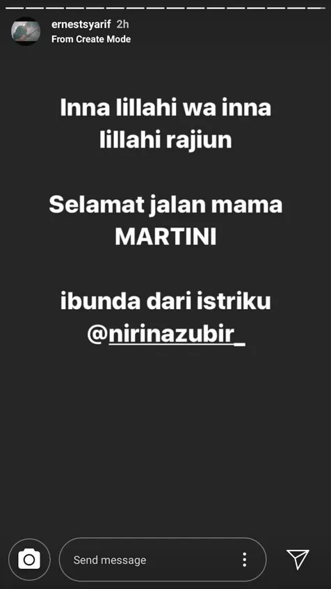Meninggal Karena Sudah Waktunya