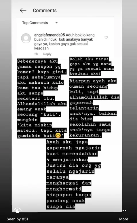 Jawaban Menohok Olivia Noor Pada Sang Haters