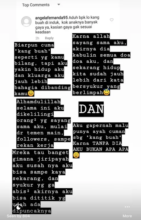 Tak Pernah Malu Akan Kondisi Sang Ayah