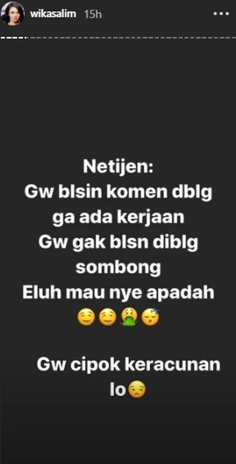 Disebut Tak Punya Pekerjaan