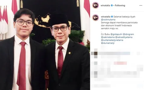 Pesan Wina Natalia Untuk Wishnutama
