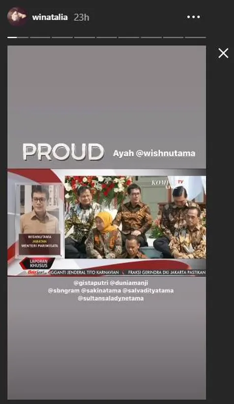 Wina Natalia Mengaku Bangga