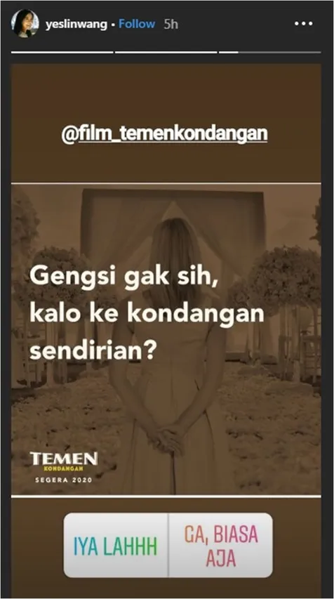 Yeslin Wang Belum Temukan Tambatan Hati