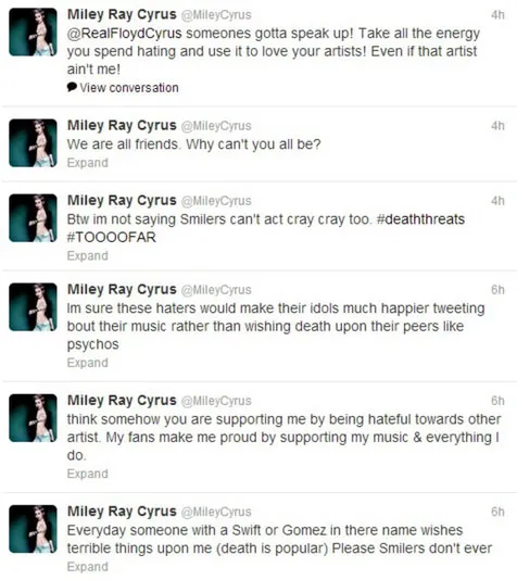 Twitter Miley Cyrus