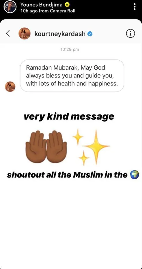 Ucapan dari Kourtney