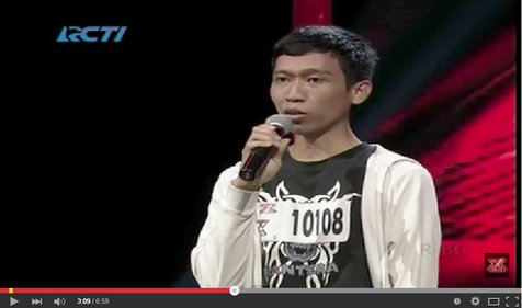 Yudi Suryono © X Factor Indonesia/youtube