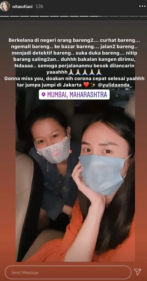 Nita Sampaikan Selamat Jalan