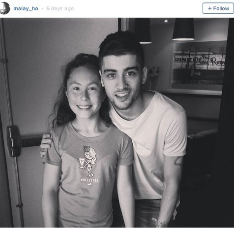 Malay dan Zayn Malik @foto: Official Instagram Malay