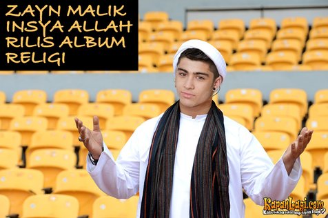 Mau beli album religi Zayn Malik nggak? ©istimewa