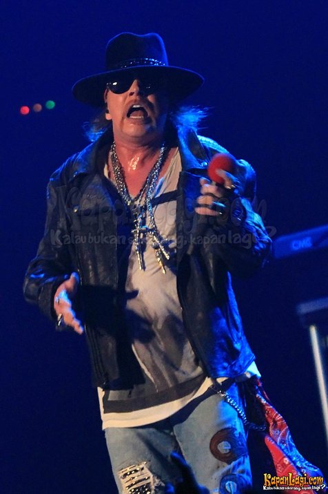 Axl Rose @foto: Kapanlagi.com®