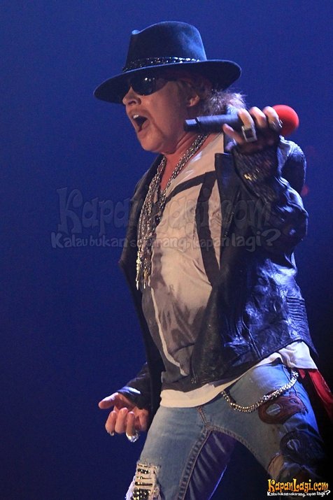 Axl Rose @foto: KapanLagi.com®