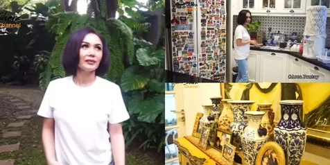 10 Penampakan Rumah Mewah Yuni Shara Penuh Koleksi Guci Dan Piring Klasik Punya Ruang Makan Yang Nyaman Kapanlagi Com
