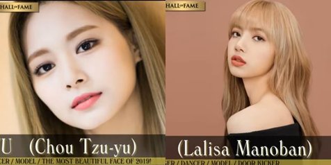 20 Idola K Pop Cantik Yang Masuk Most Beautiful Faces 2019 Tzuyu Twice Jadi Nomor Satu Lho Kapanlagi Com