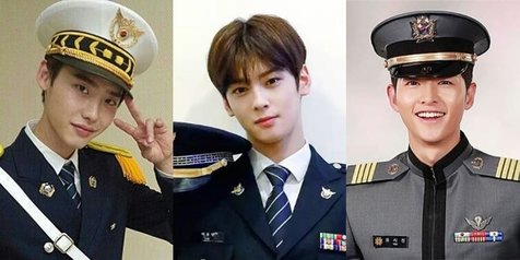 7 Aktor Dan K Pop Idol Yang Makin Ganteng Pakai Seragam Polisi Siap Tangkap Hatimu Nih Kapanlagi Com