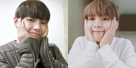 Biasa Bikin Hati Ambyar Karena Kegantengannya Jurus Aegyo V Bts Juga Mematikan Kapanlagi Com