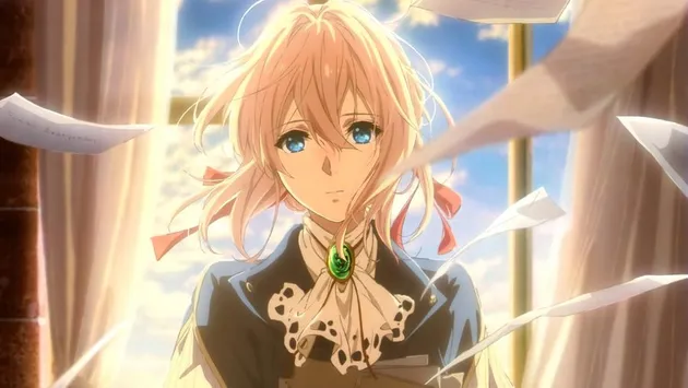 Violet dari anime Violet Evergarden