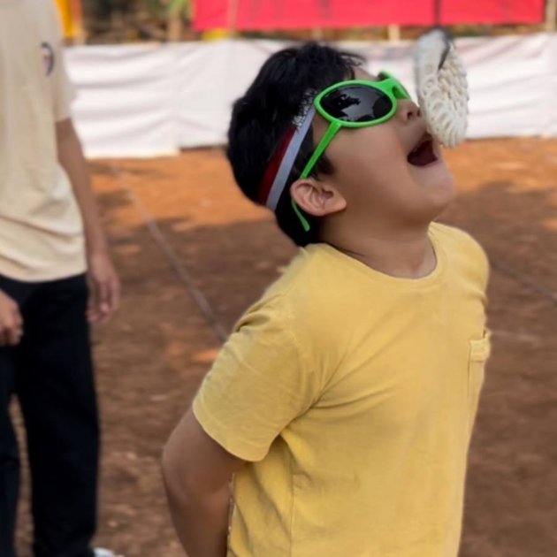 10 Photos of Celebrity Children Participating in the 17th Competition, Baby Izz Wins 3rd Place in Decorated Bicycles - Rafathar Races Marbles with Gempi