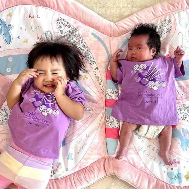 10 Photos of Baby Jesslyn, Third Child of Badminton Player Marcus Gideon, Her Cheeks are So Chubby and Adorable
