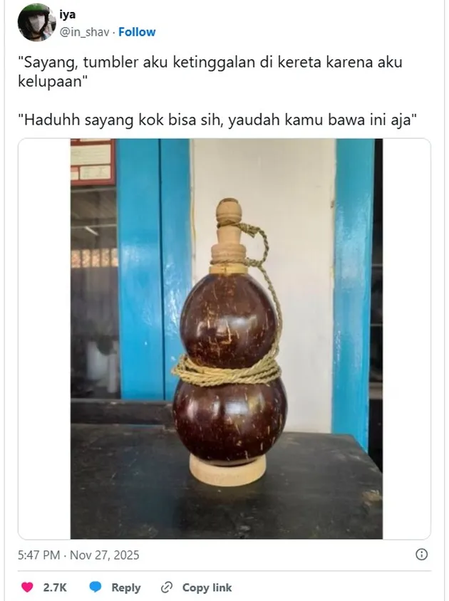 Tumbler Vintage anti hilang