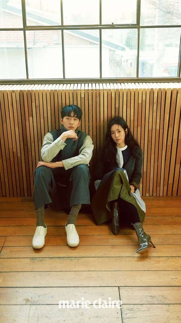 10 Photos of Nam Joo Hyuk and Han Ji Min Together in Marie Claire, Showing Sweet Chemistry - Intimate Couple