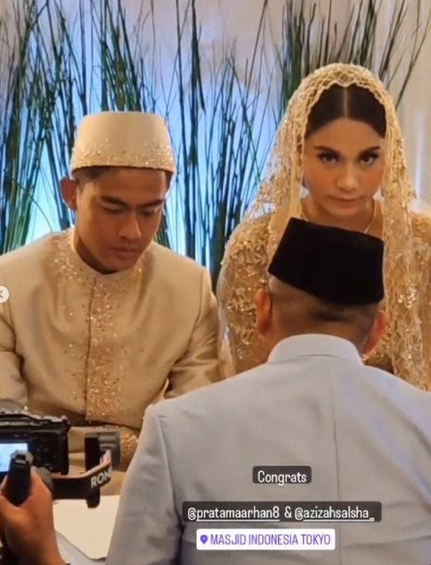 10 Photos of Pratama Arhan and Azizah Salsha's Wedding at Tokyo Mosque, Handsome and Beautiful Young Couple