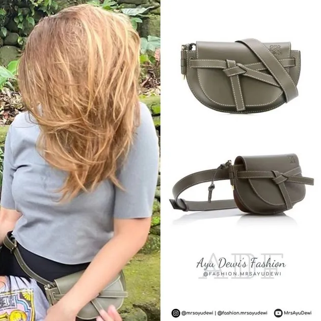 fashion seleb, fashion ayu dewi, harga tas ayu dewi