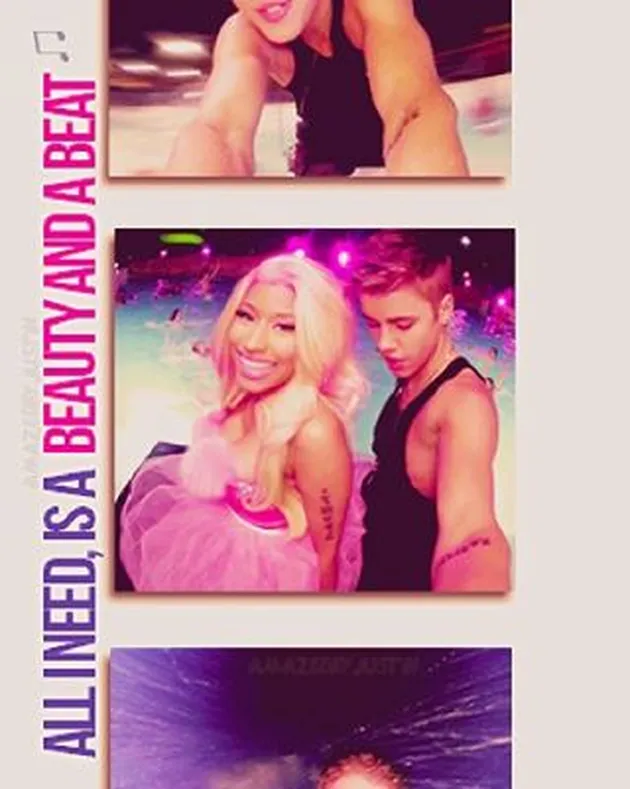 Yang pertama adalah kolaborasi Justin Bieber dengan Nicki Minaj pada lagu Beauty And The Beat. Dibantu Max Martin sebagai produser, track yang satu ini menawarkan musik pop yang manis namun tetap mengundang badan untuk menari.