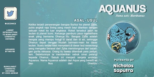 Buat kalian yang belum tahu, ini adalah data lengkap dari sosok Aquanus, yang diceritakan bisa bernapas dan bergerak sangat cepat di dalam air.
