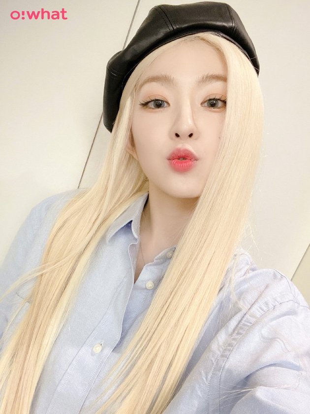 10 Beautiful Portraits of Irene Red Velvet Wearing a Blonde Wig, Preventing Hair Damage from Dye