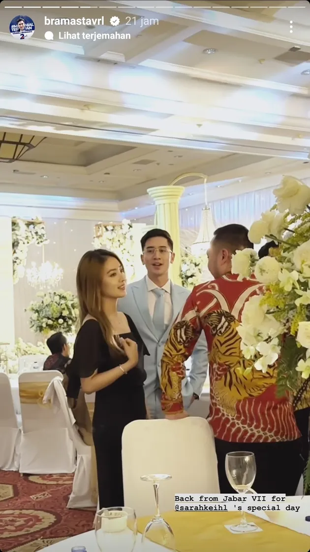 Natasha Wilona dan Verrell Bramasta Kondangan