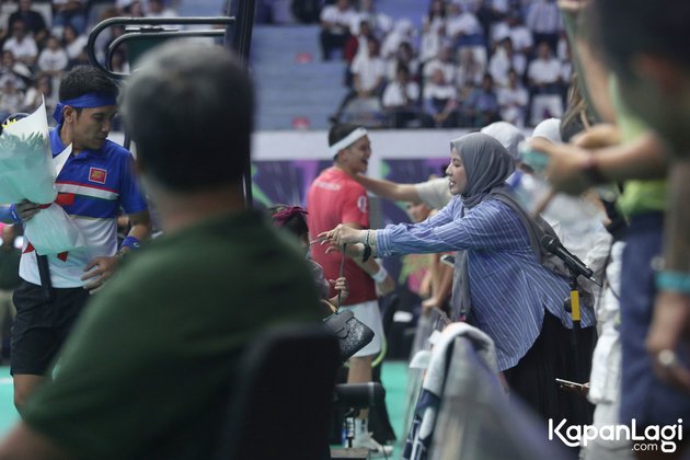 10 Potret Desta Meeting Natasha Rizky at Sport Party: Clash of Celebrity, Unable to Shake Hands Because They are No Longer Mahram - Netizens Get Upset