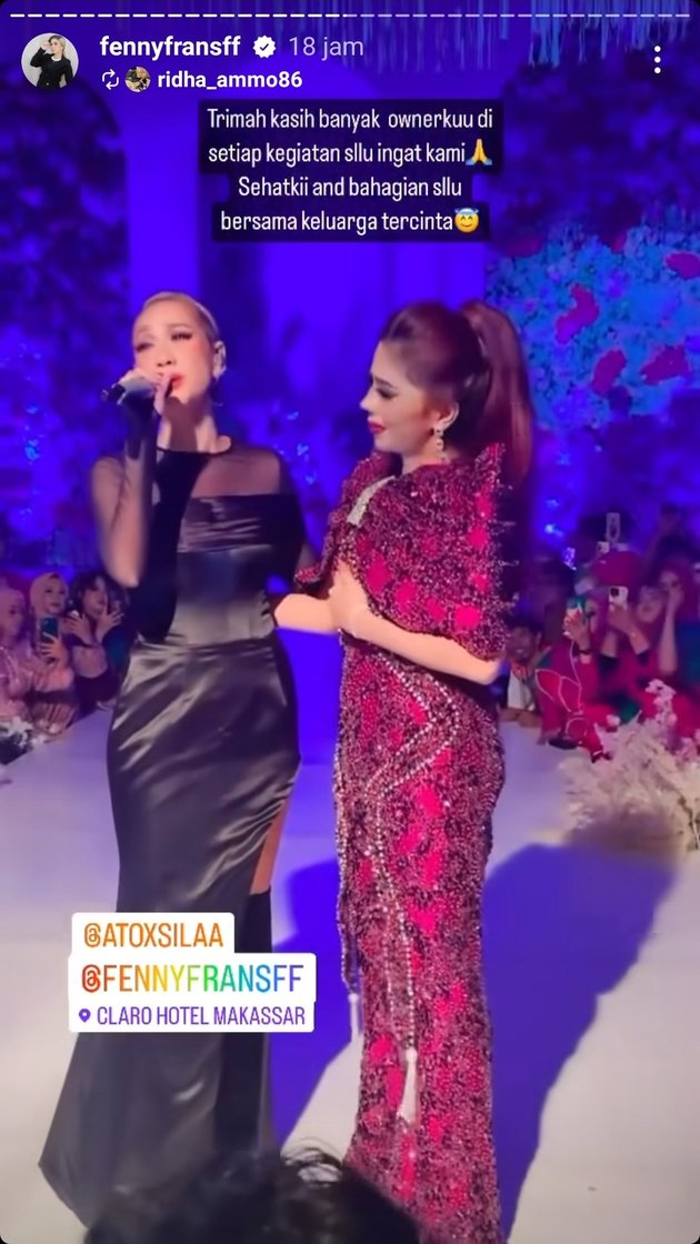 10 Moments of Bunga Citra Lestari Being Showered with a Handful of Money While Performing at a Socialite's Birthday Party in Makassar