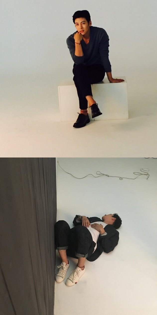 10 Photos of Ji Chang Wook Not Being Camera Shy, Lying on the Floor and Showing Off 'Girlfriend'